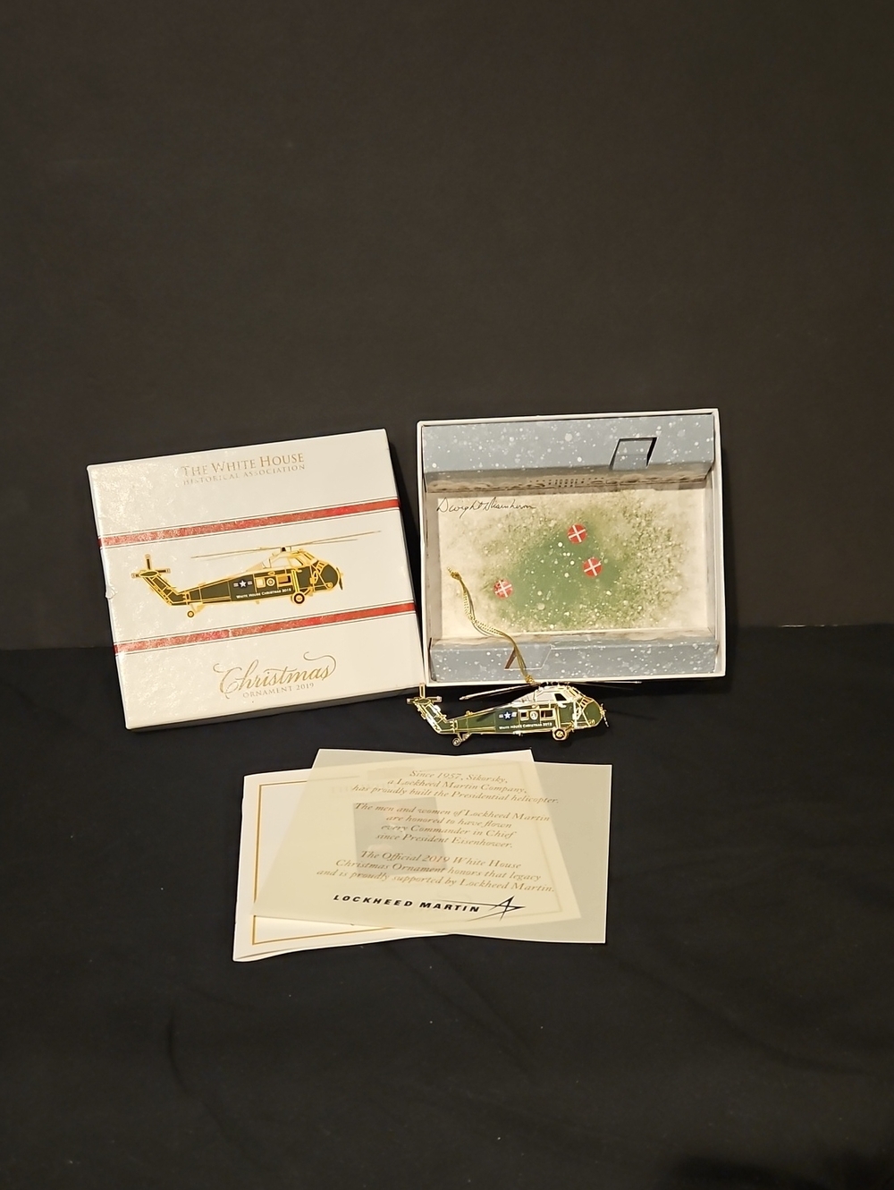2019 White House Christmas Helicopter Ornament